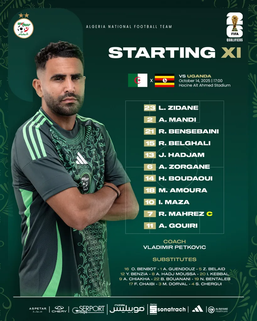 Compo Algérie contre Ouganda
