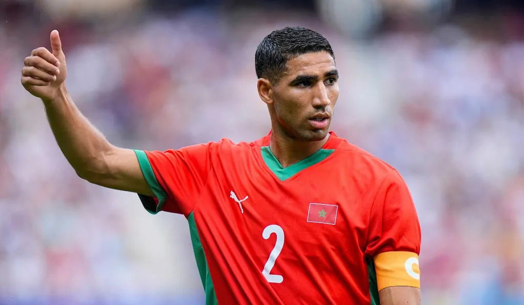 Achraf Hakimi est devenu un des leaders de l'&eacute;quipe du Maroc