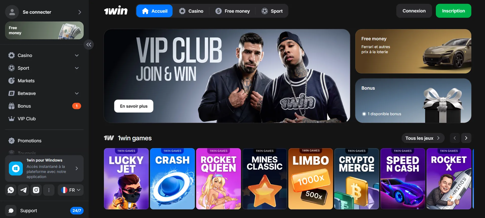Application 1win : top classement des meilleurs APK