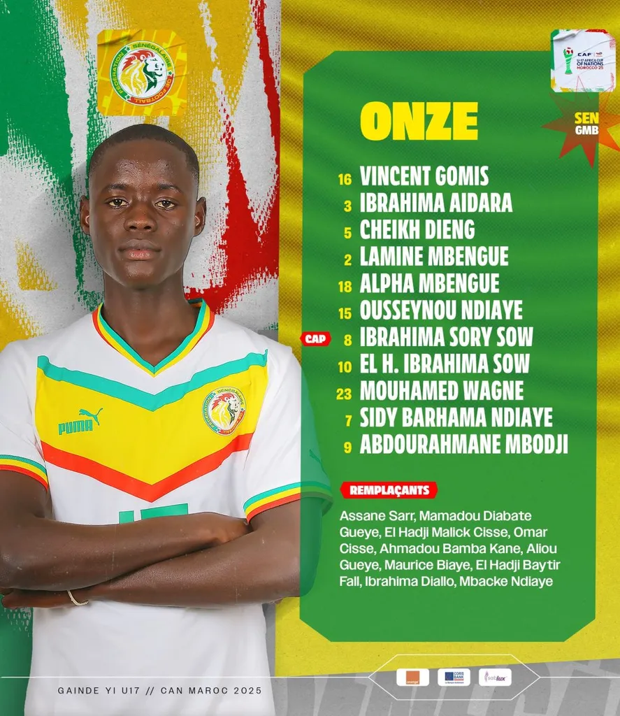 Compo S&eacute;n&eacute;gal U17 contre Gambie U17