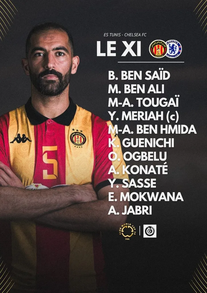 Compo Esp&eacute;rance Tunis contre Chelsea