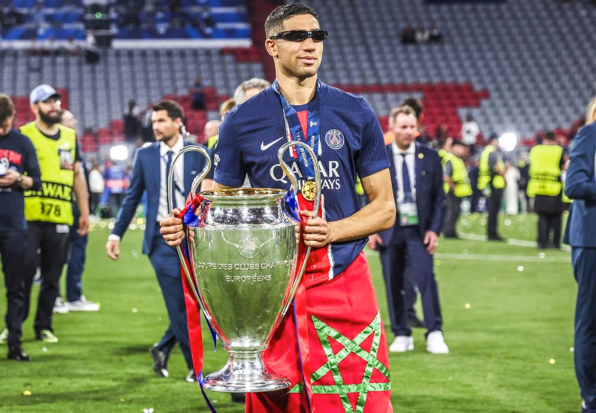 Le message puissant d&rsquo;Hakimi au Maroc apr&egrave;s le sacre en Ligue des champions