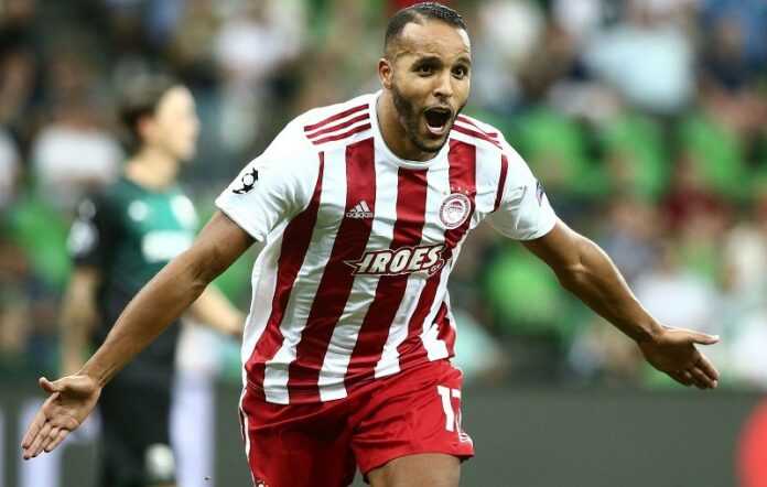 Image result for youssef el arabi olympiakos"