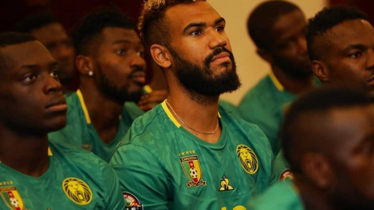 Choupo Moting et ses coéquipiers du Cameroun