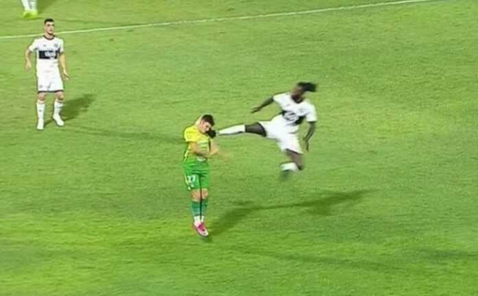 high kick Adebayor