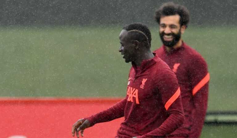le Sénégalais Sadio Mané et l'Égyptien Mohamed Salah