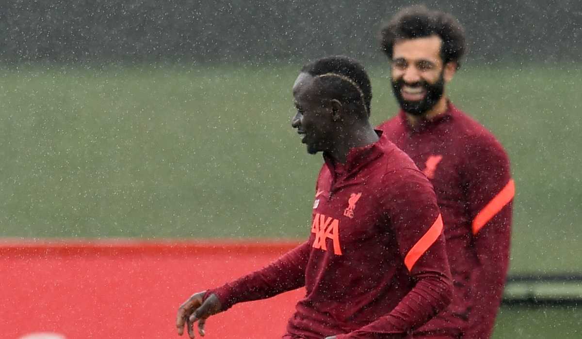 le Sénégalais Sadio Mané et l'Égyptien Mohamed Salah