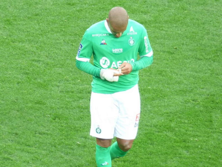 Wahbi Khazri sous le maillot de Saint-Etienne
