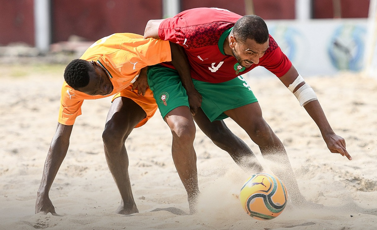 Côte d'Ivoire, Maroc, Beach Soccer