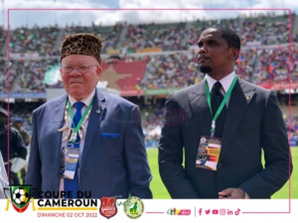 Chief Joseph Dion Ngute et Samuel Etoo