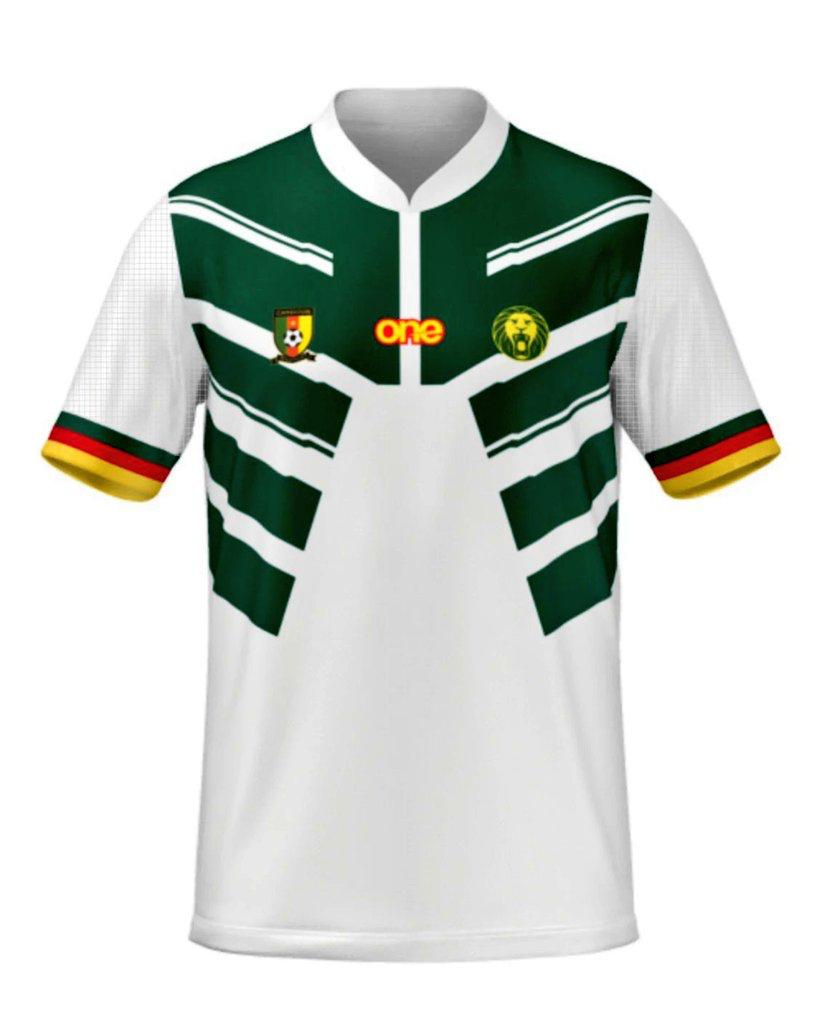 Maillot Cameroun Coupe du monde 2022 exterieur - Footbebe