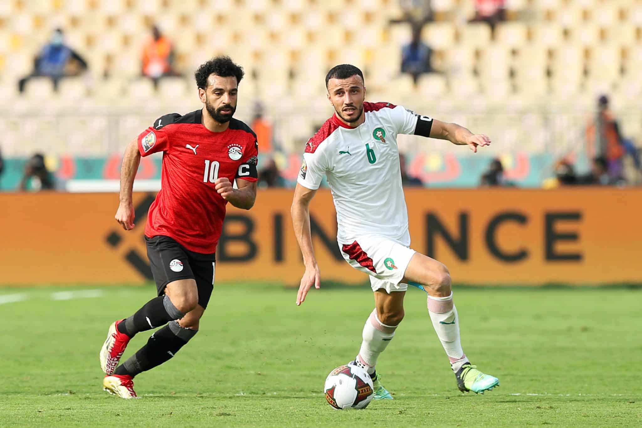 Romain Saiss, Mohamed Salah, Maroc, Egypte