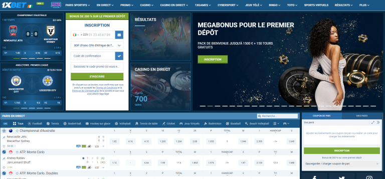 landing page 1xbet