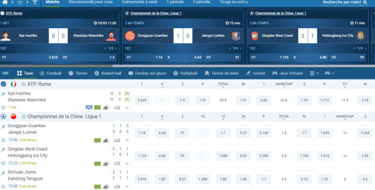 1xbet live