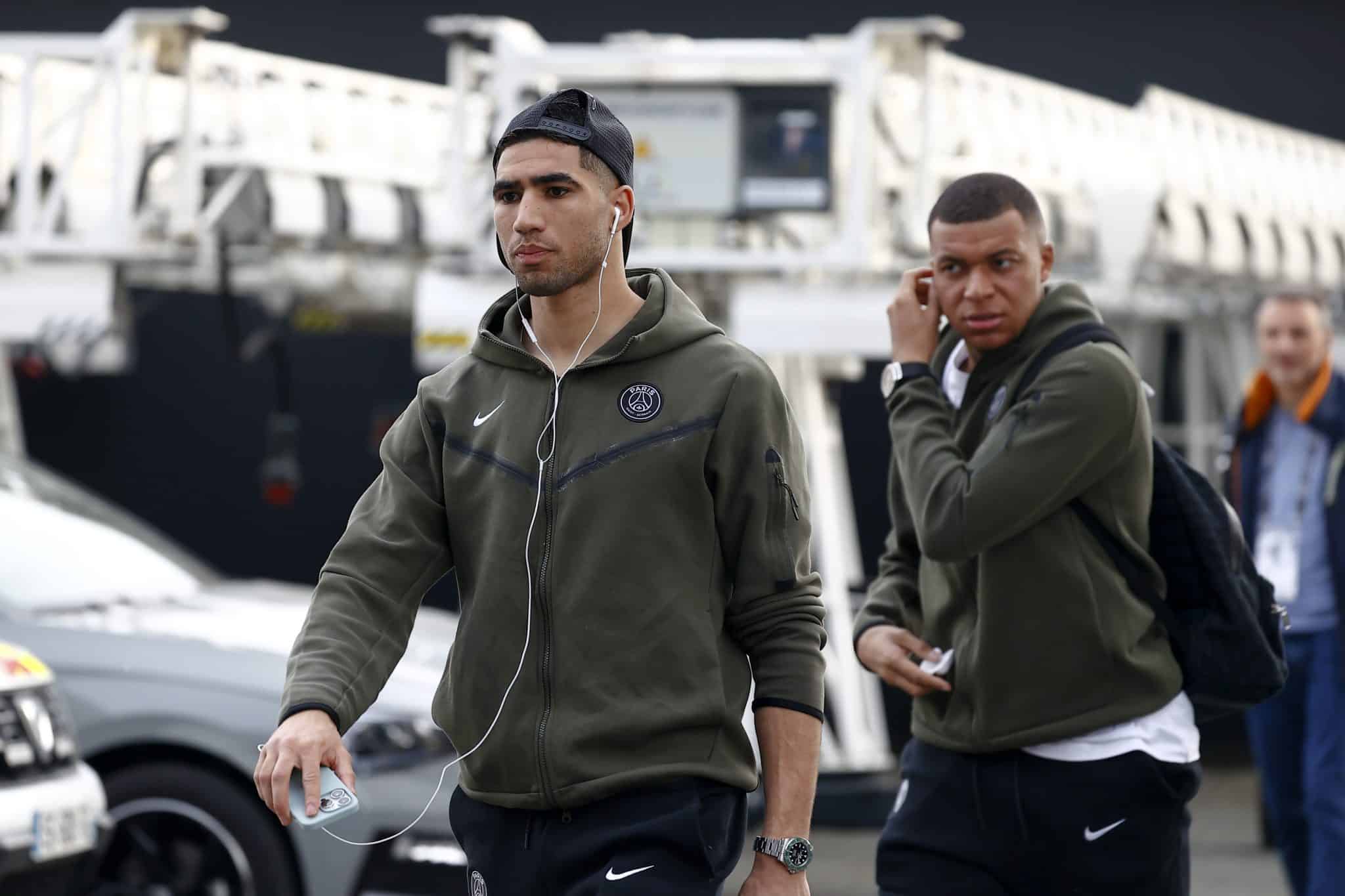 Achraf Hakimi, Kylian Mbappé, PSG