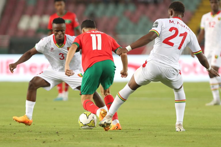 Maroc-Guinée U23, Haladj Madiou Keita,Zakaria El Ouahd
