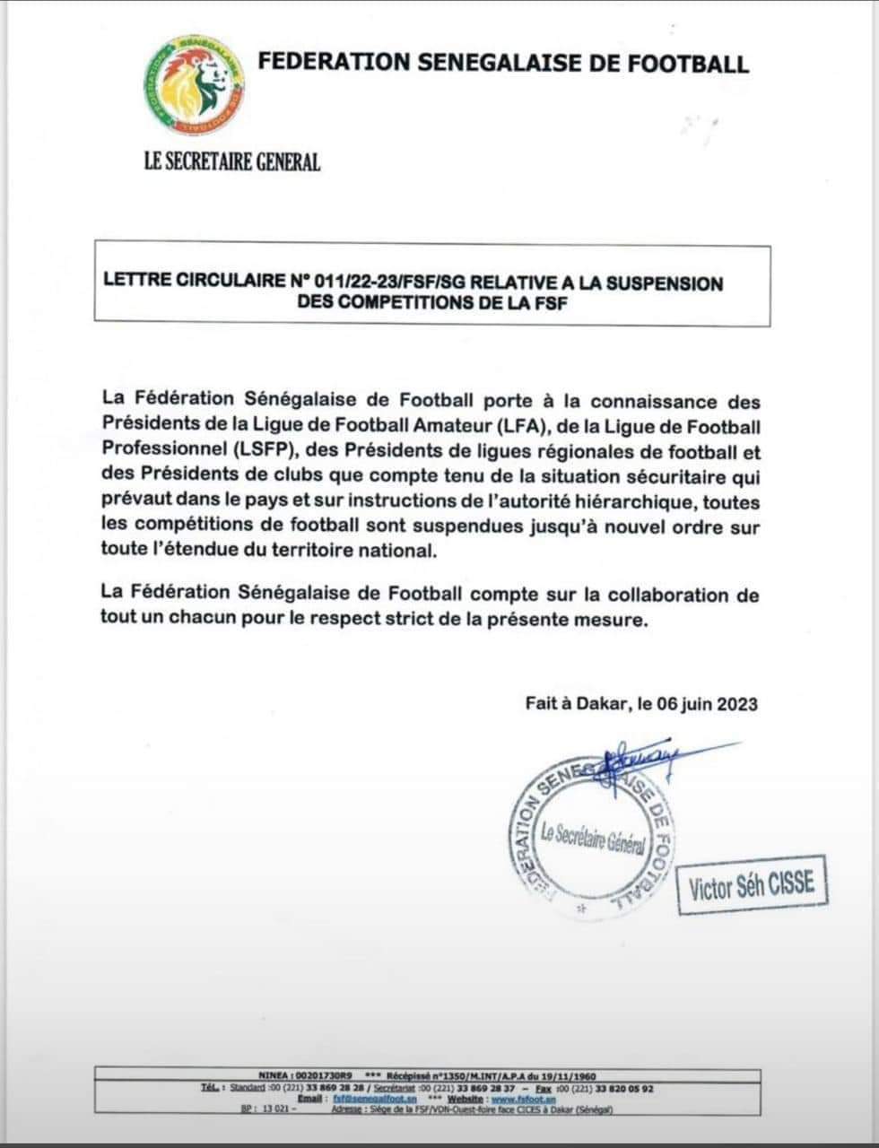 Communiqué FSF