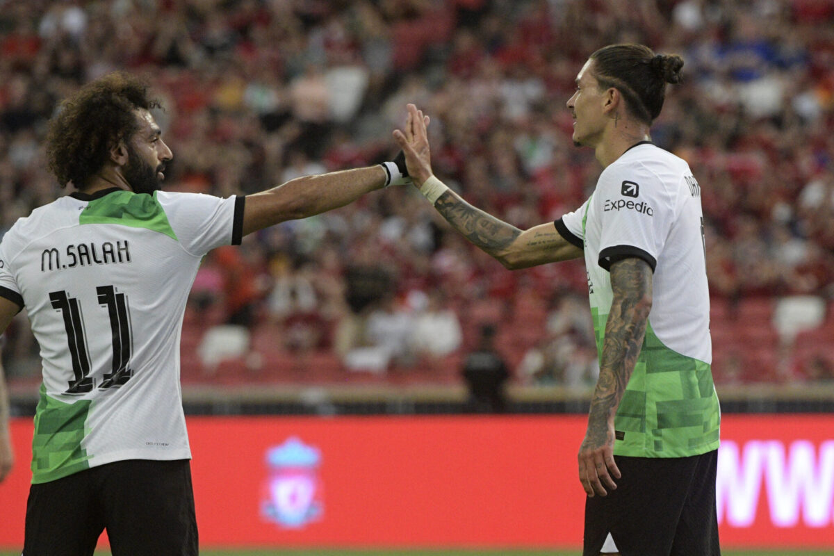 Mohamed Salah, Darwin Nunez, Liverpool