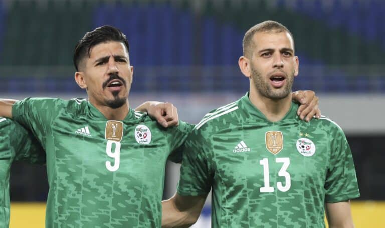 Baghdad Bounedjah, Islam Slimani, Algérie
