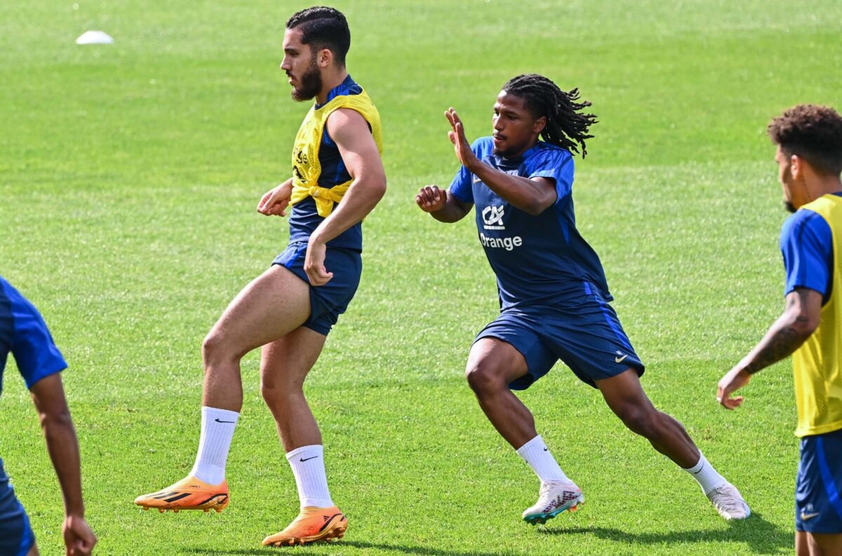 Yasser Larouci, Rayan Cherki, Equipe de France Espoirs