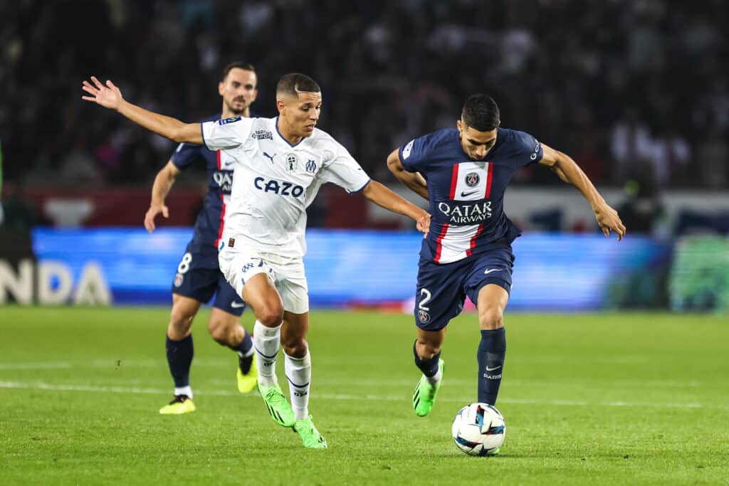 Amine Harit, Achraf Hakimi, PSG OM