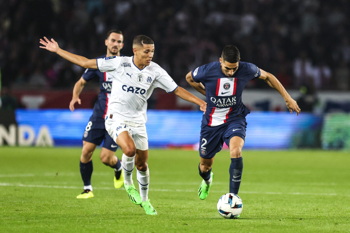 Amine Harit, Achraf Hakimi, PSG OM