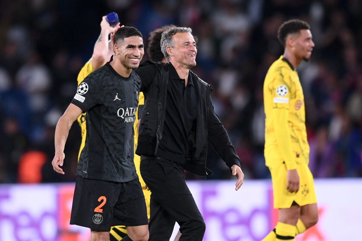 Achraf Hakimi, Luis Enrique, PSG
