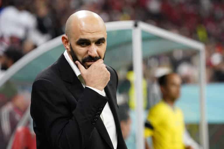 Walid Regragui, sélectionneur Maroc