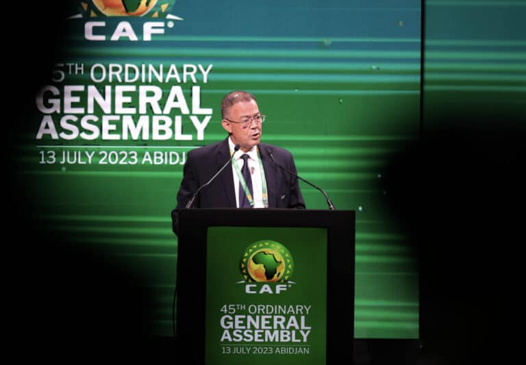 Fouzi Lekjaa, président Fédération football Maroc