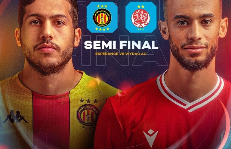 Wydad Casablanca-Espérance Tunis, Ligue africaine football, demi-finale