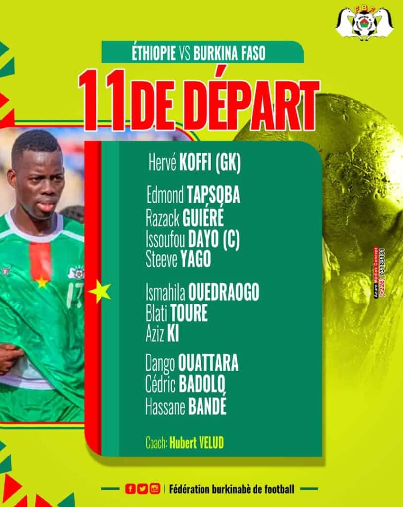 Coupe du monde 2026 (Q) : le Burkina Faso se lance