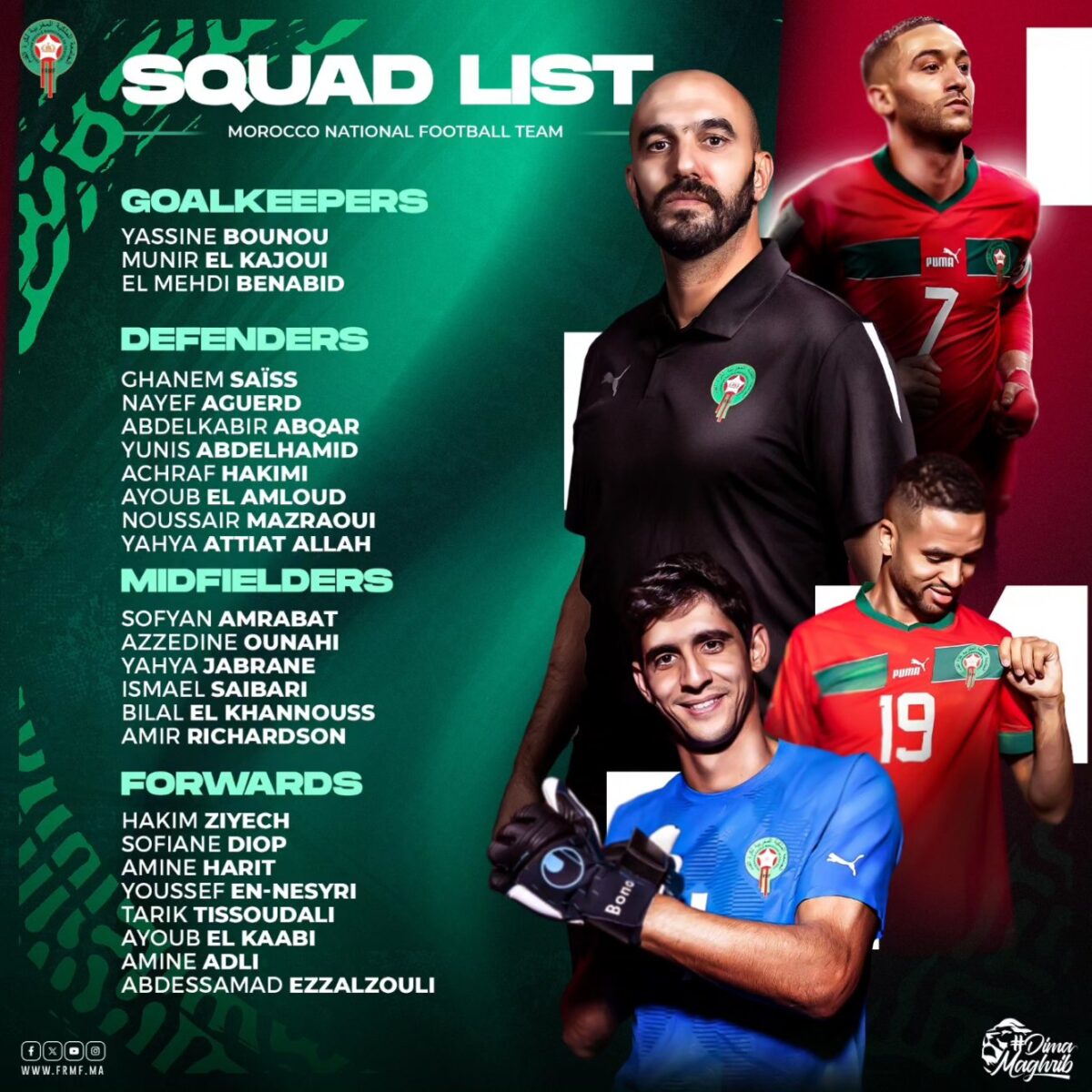 Liste Maroc Erythrée Somalie