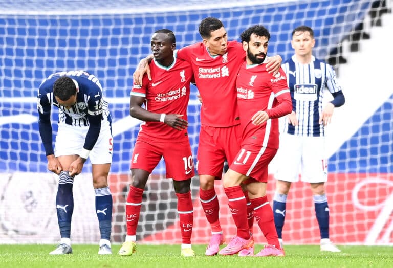 Mohamed Salah, Sadio Mane, Roberto Firmino, Liverpool