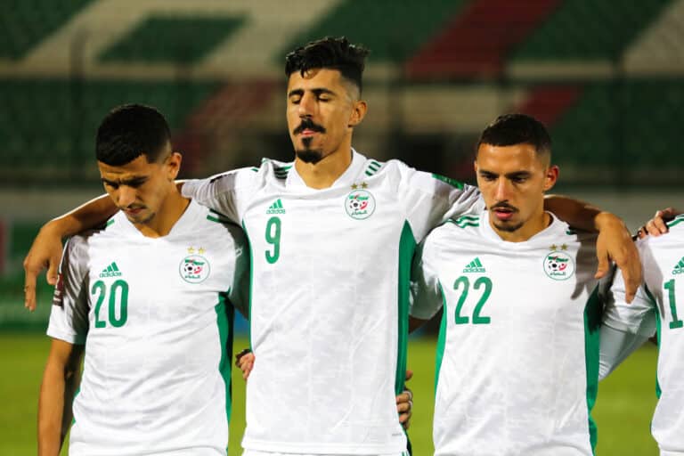 Youcef Atal, Baghdad Bounedjah, Ismael Bennacer, Algérie