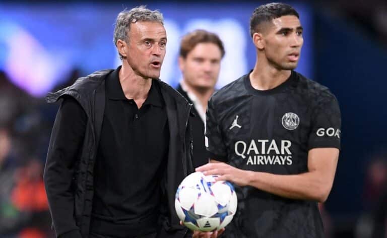 Achraf Hakimi, Luis Enrique, PSG