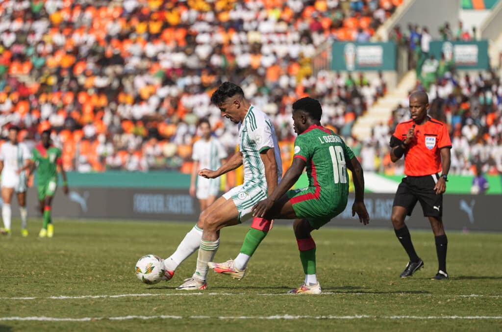 L'Algérien Bagdad Bounedjah compte désormais trois buts en Coupe d'Afrique des Nations 2024