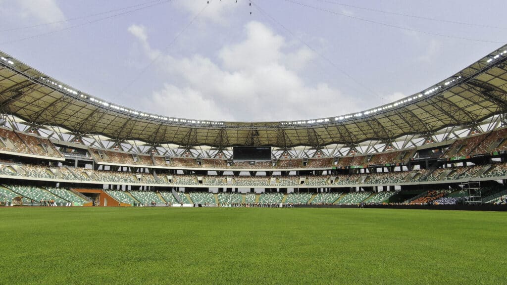 Allassane ouattara ebimpé olympic stadium Location and Design