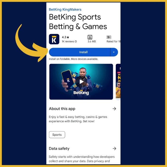 How to download BetKing app Nigeria on Android \u0026 iOS devices