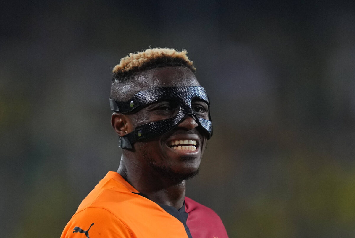Shocker as Osimhen’s signature mask is banned in Turkey
